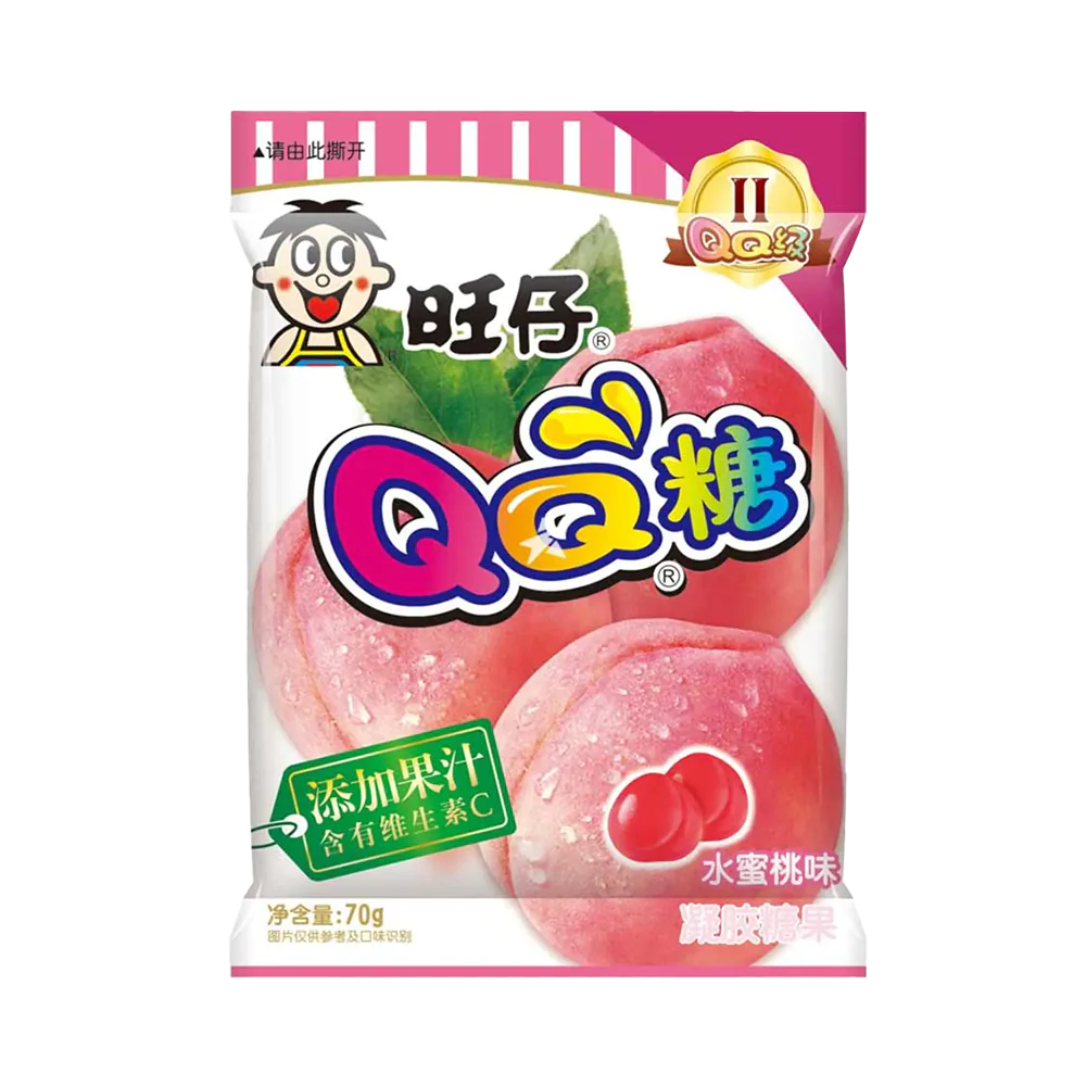 WANT WANT Gummy Peach Flavour 70g