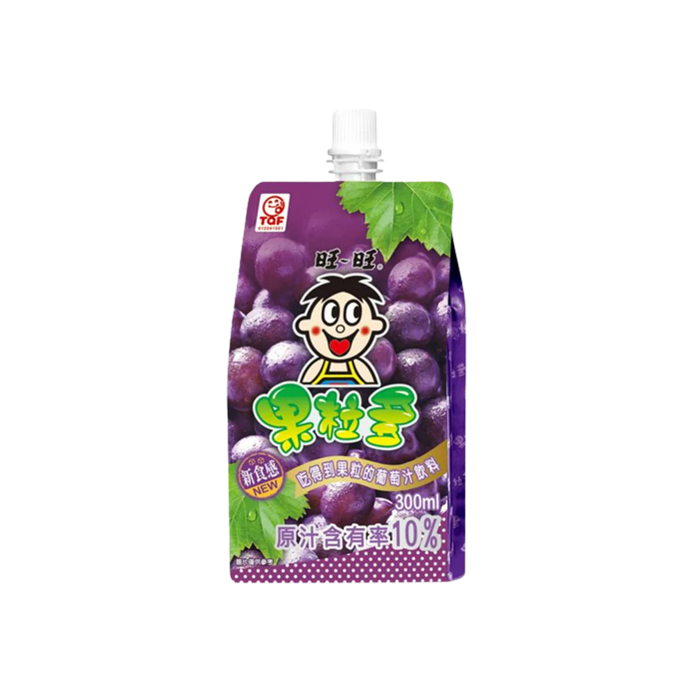 WANT WANT - Nata De Coco Fruit Drink (Grape Flavour) 250ml (Case 24)