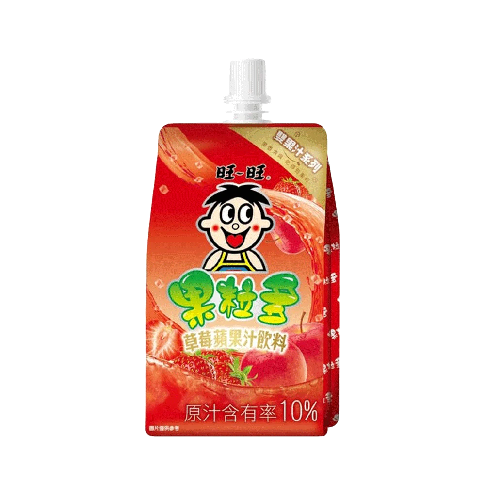 WANT WANT - Nata De Coco Fruit Drink (Strawberry Flavour) 250ml