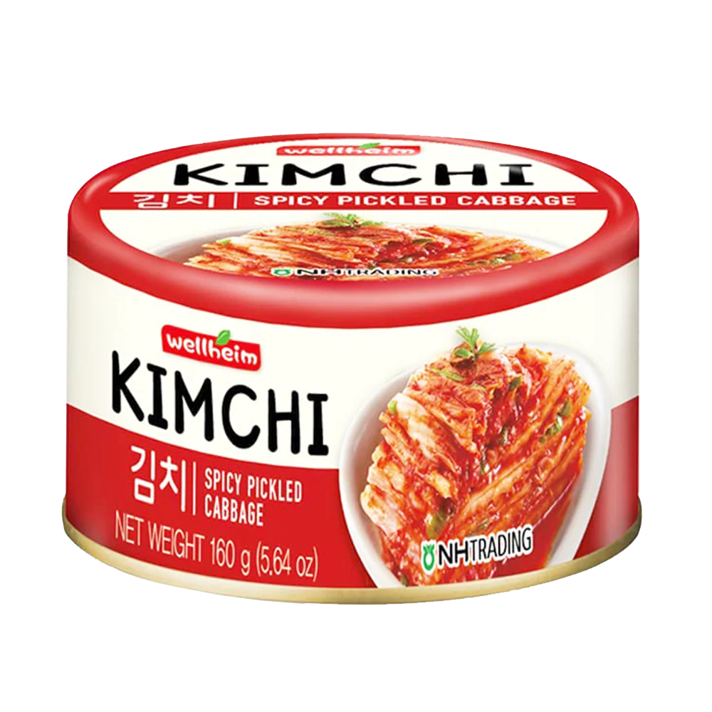 WELLHEIM Can Kimchi-Spicy Pickled Cabbage 160g - Image 2