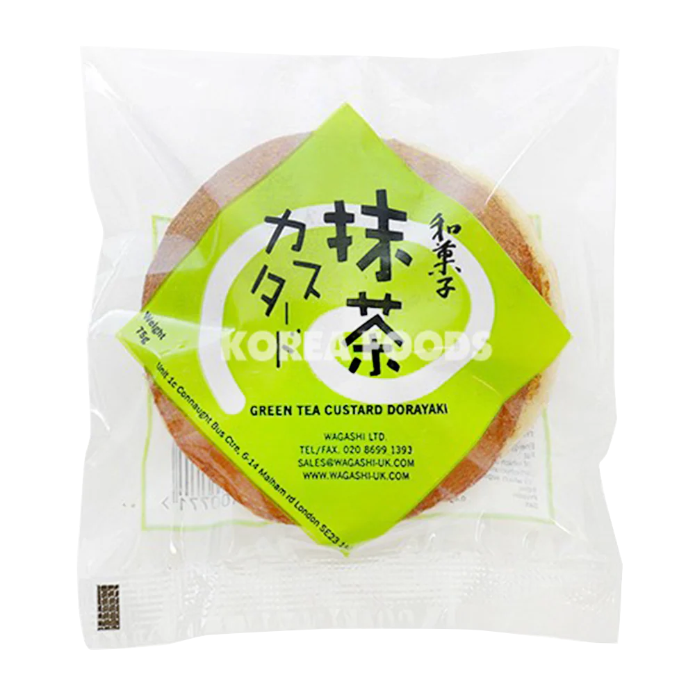 WGS Matcha Custard Dorayaki 75g (Frozen)