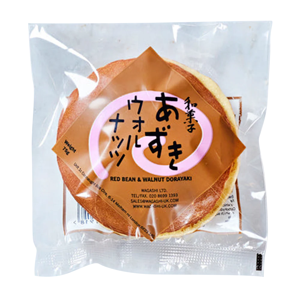 WGS Red Bean & Walnut Dorayaki 75g (Frozen)