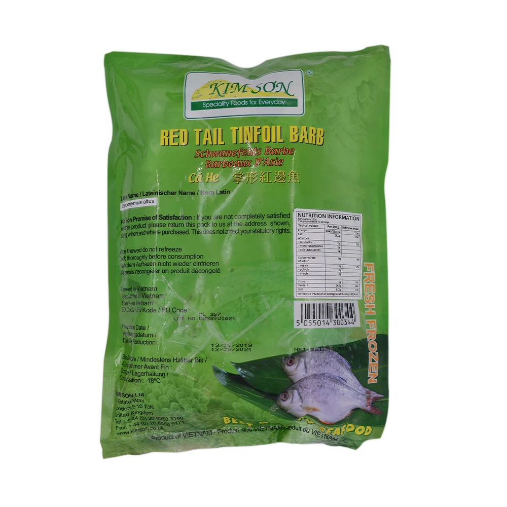 Kim Son Whole Cleaned Red Tail Tinfoil Barb 1kg (Frozen) - Image 2