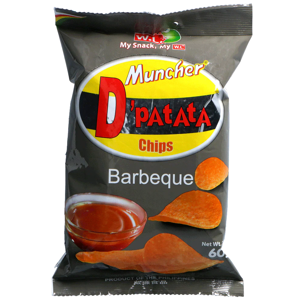 WL Muncher D'Patata Chips BBQ 60G