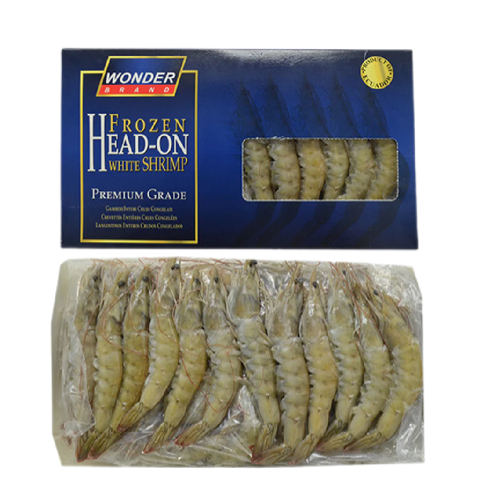WONDER IQF HOSO Ecuadorian King Prawns 20/30 1kgnet (Frozen)