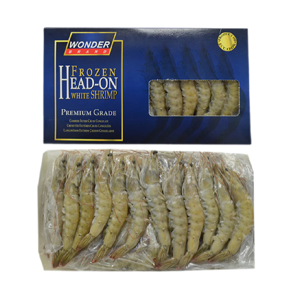 WONDER IQF HOSO Ecuadorian King Prawns 30/40 1kgnet (Frozen)