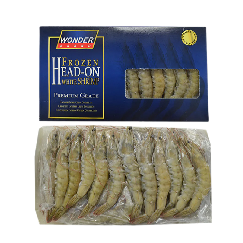 WONDER IQF HOSO Ecuadorian King Prawns 40/50 1kgnet (Frozen)