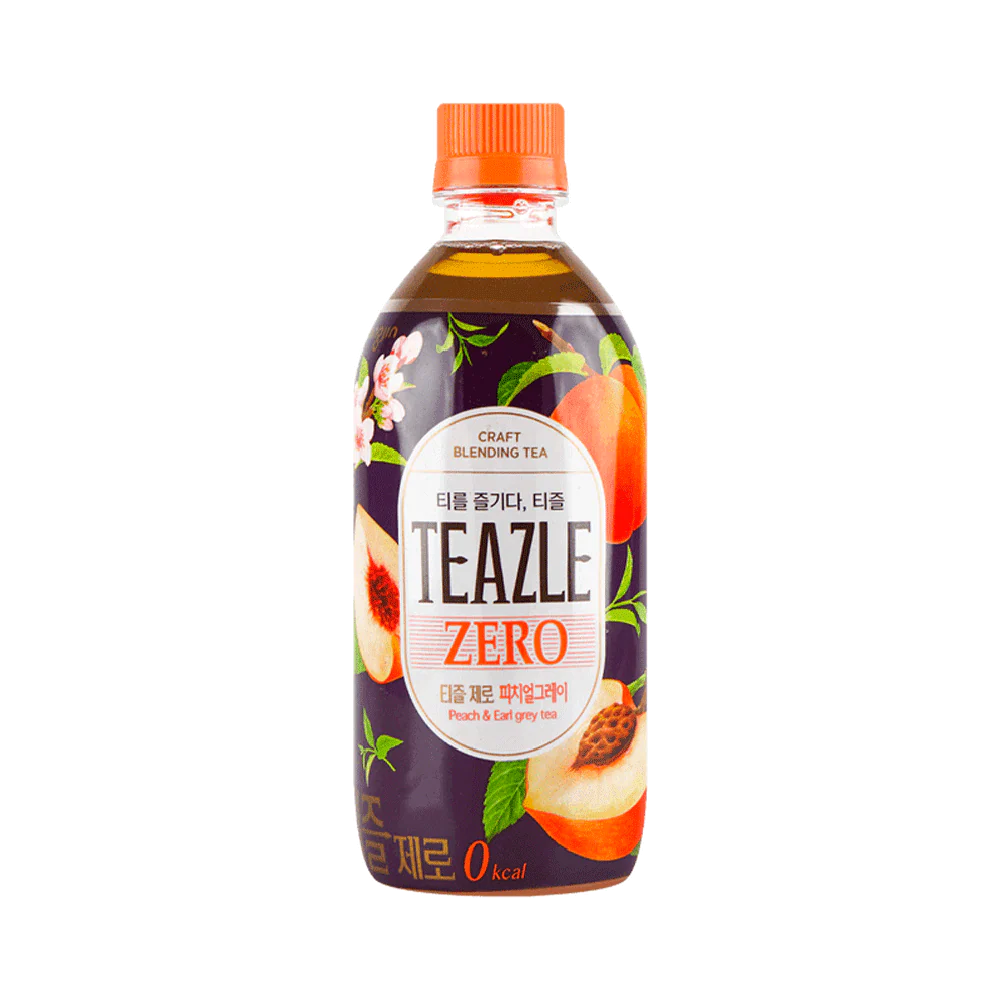 WOONG JIN Teazle Zero Peach&Earl Grey Tea 500ml