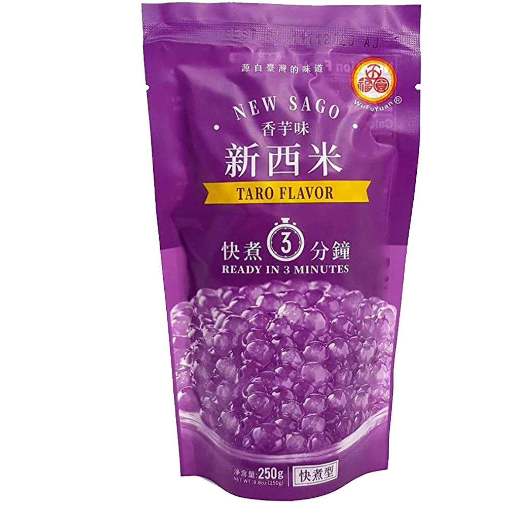 WU FU YUAN New Sago - Taro Flavour 250g