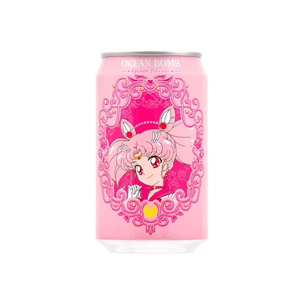 Y.H.B Ocean Bomb & Sailor Moon Lychee 330ml