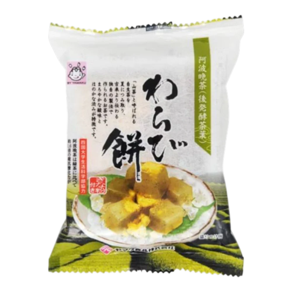 YAMAKU Awa Bancha Warabi Mochi 100g (Case 12)