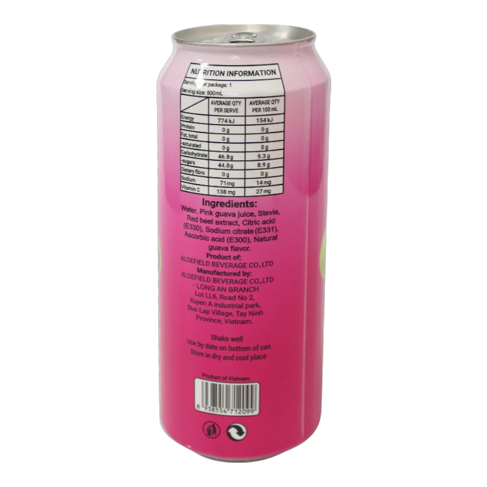 Yolo Pink Guava Juice 500ml - Image 2
