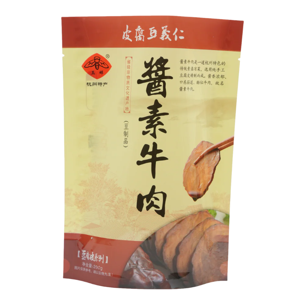 YUCHAN Vegetarian Beef With Soy Sauce 200g