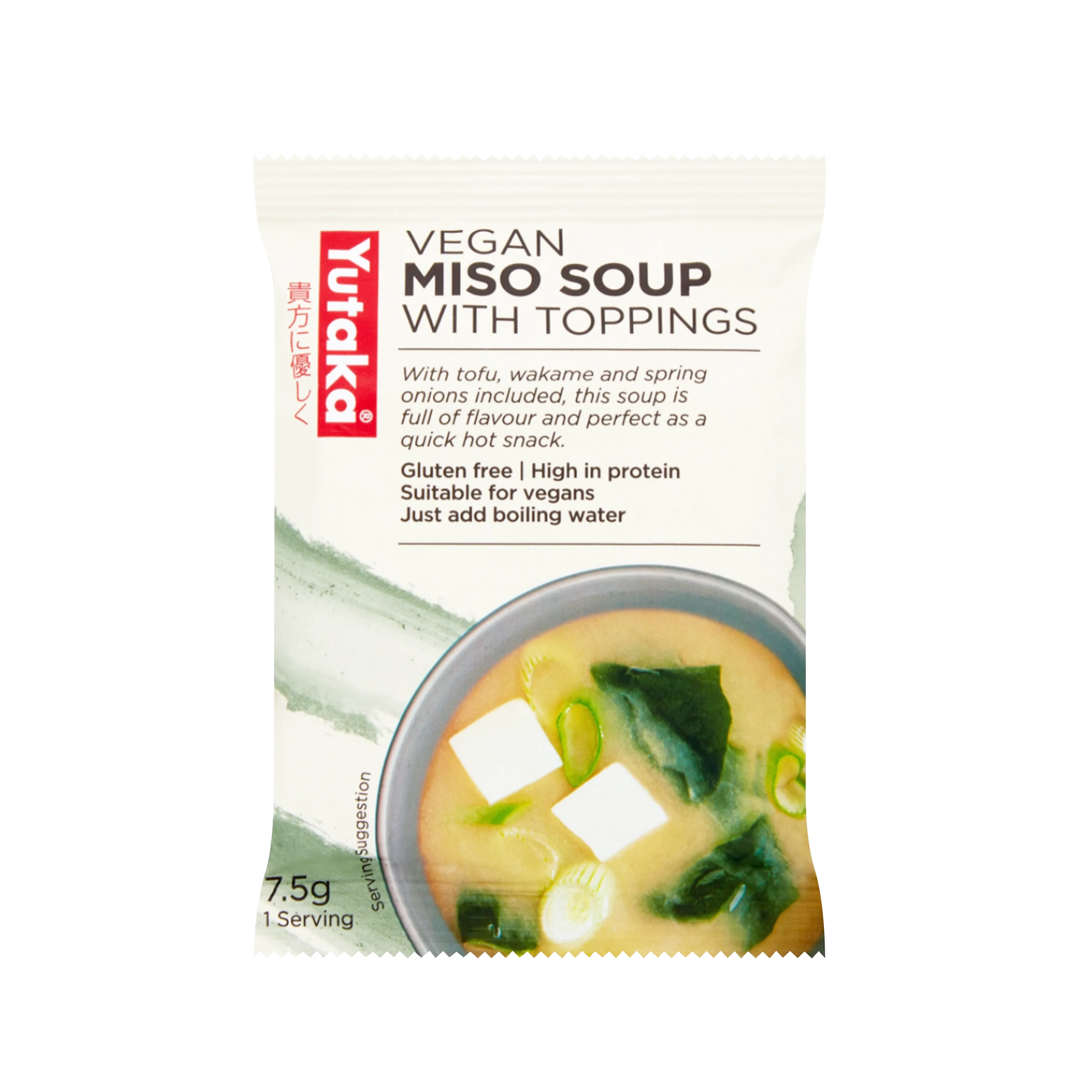 Yutaka Instant Miso Soup - Vegetarian 7.5g