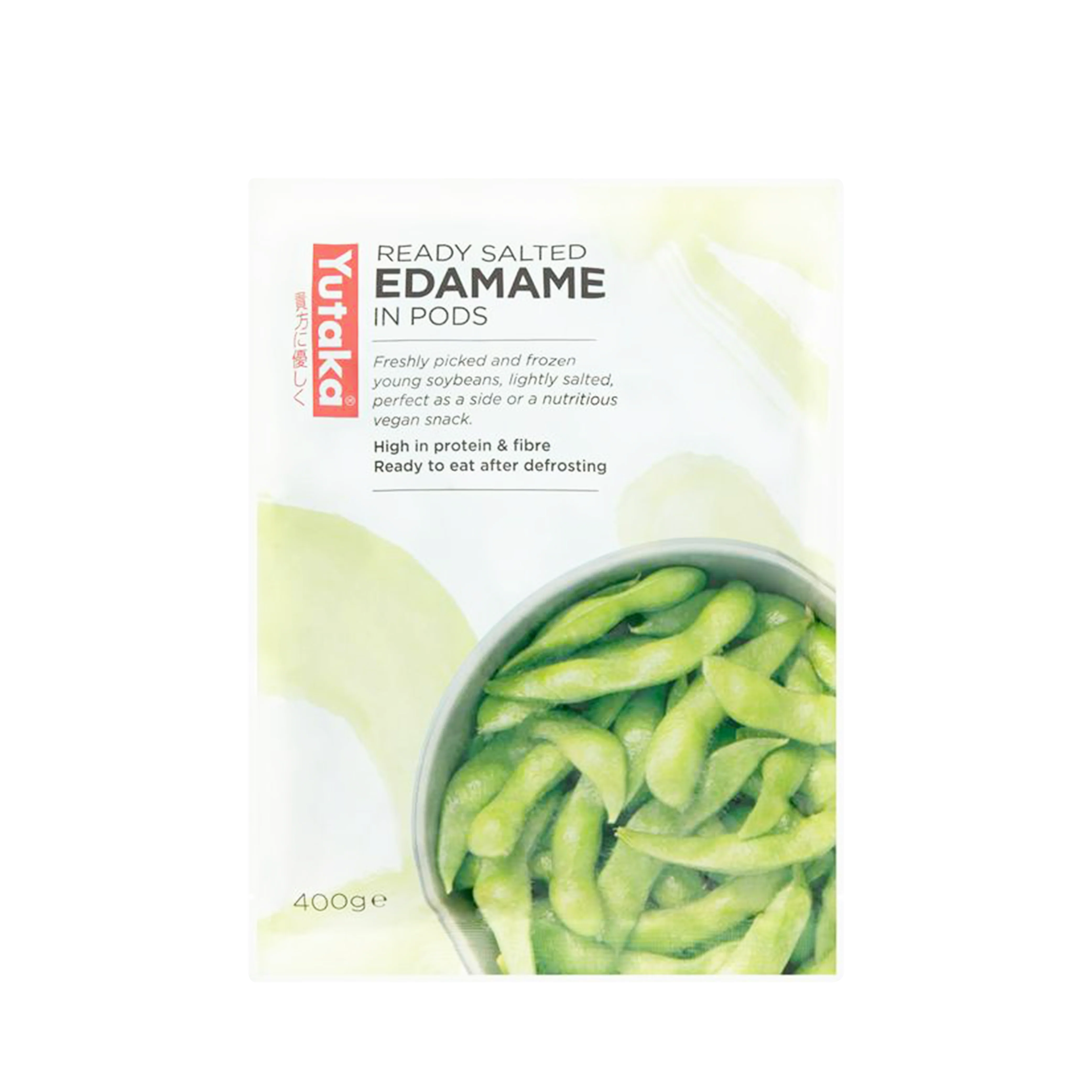 YUTAKA Ready Salted Edamame Soybeans In Pods 400g (Frozen)