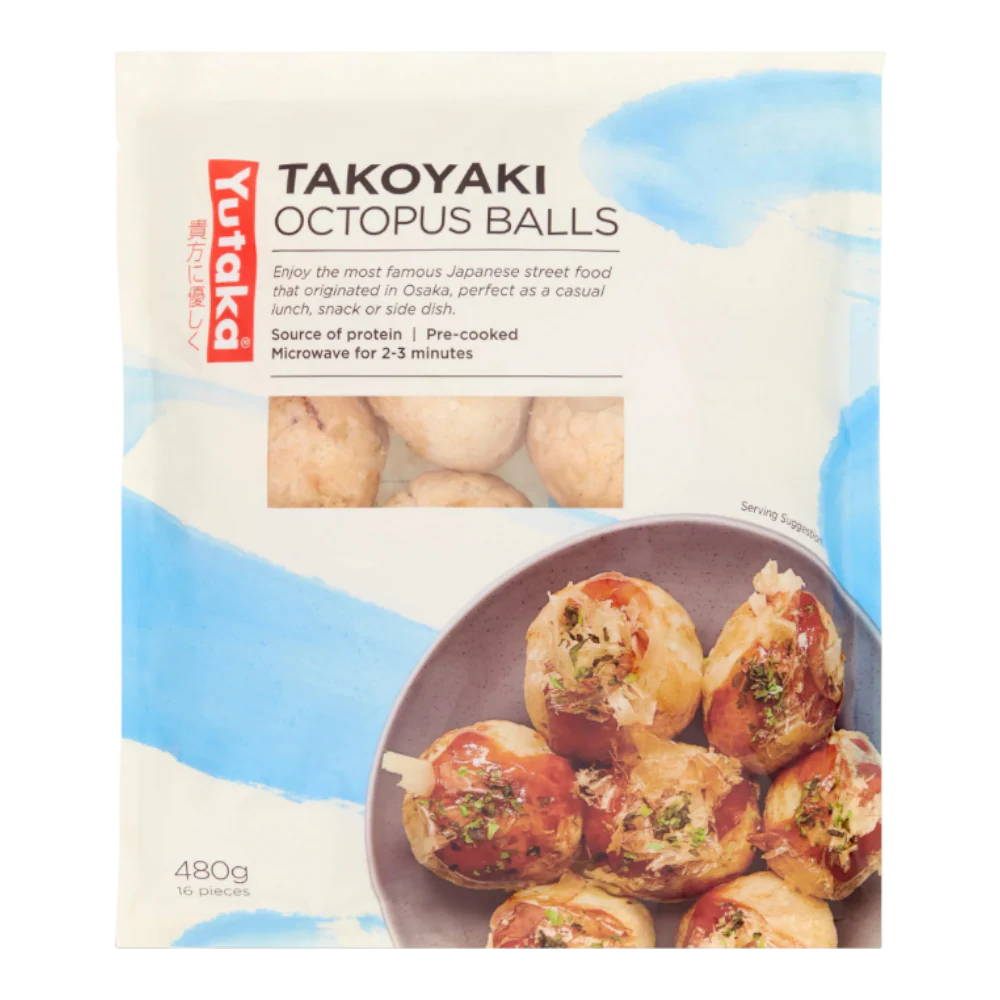 YUTAKA Takoyaki Octopus Ball 480g (Frozen)