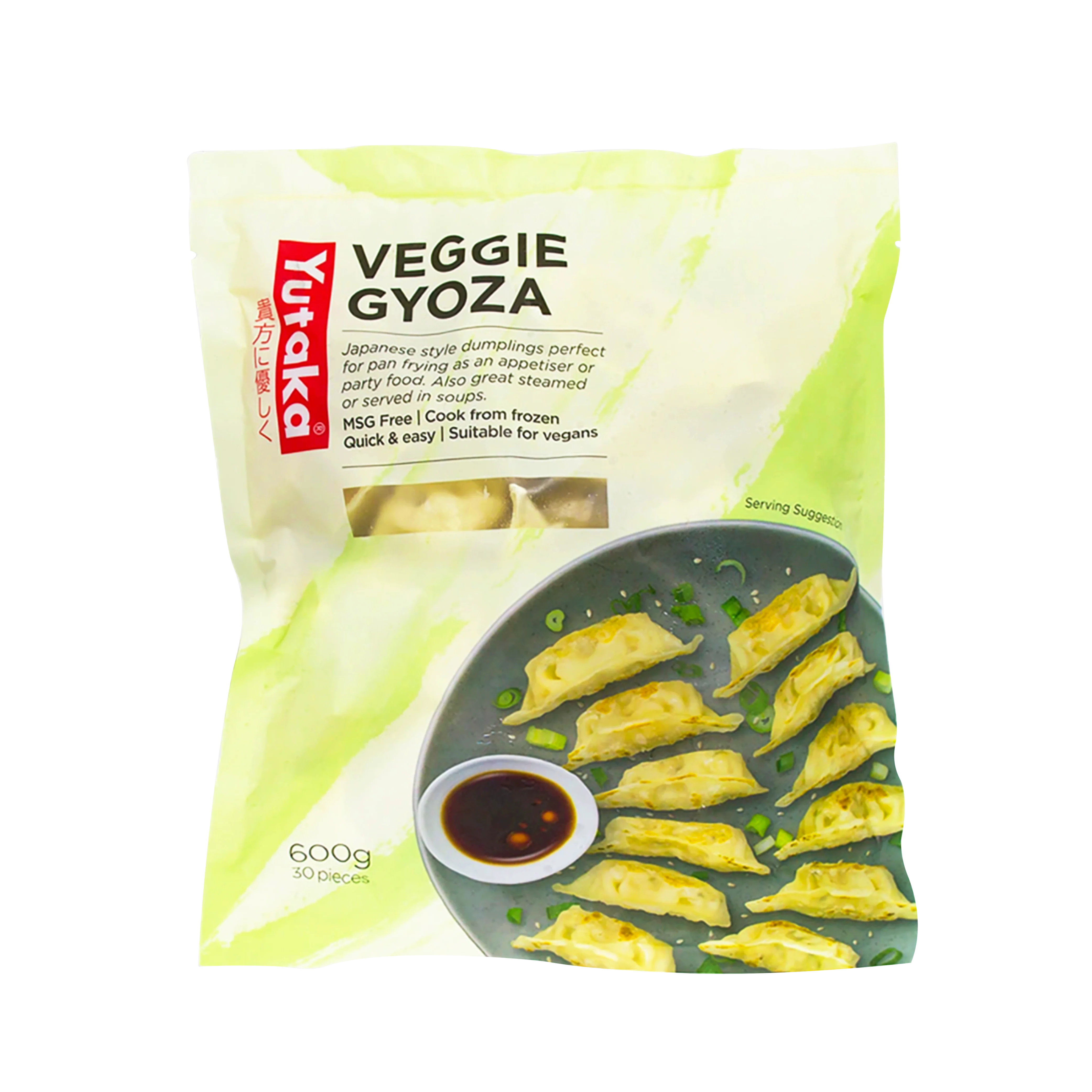 YUTAKA Vegetable Gyoza (30pcs) 600g (Frozen)