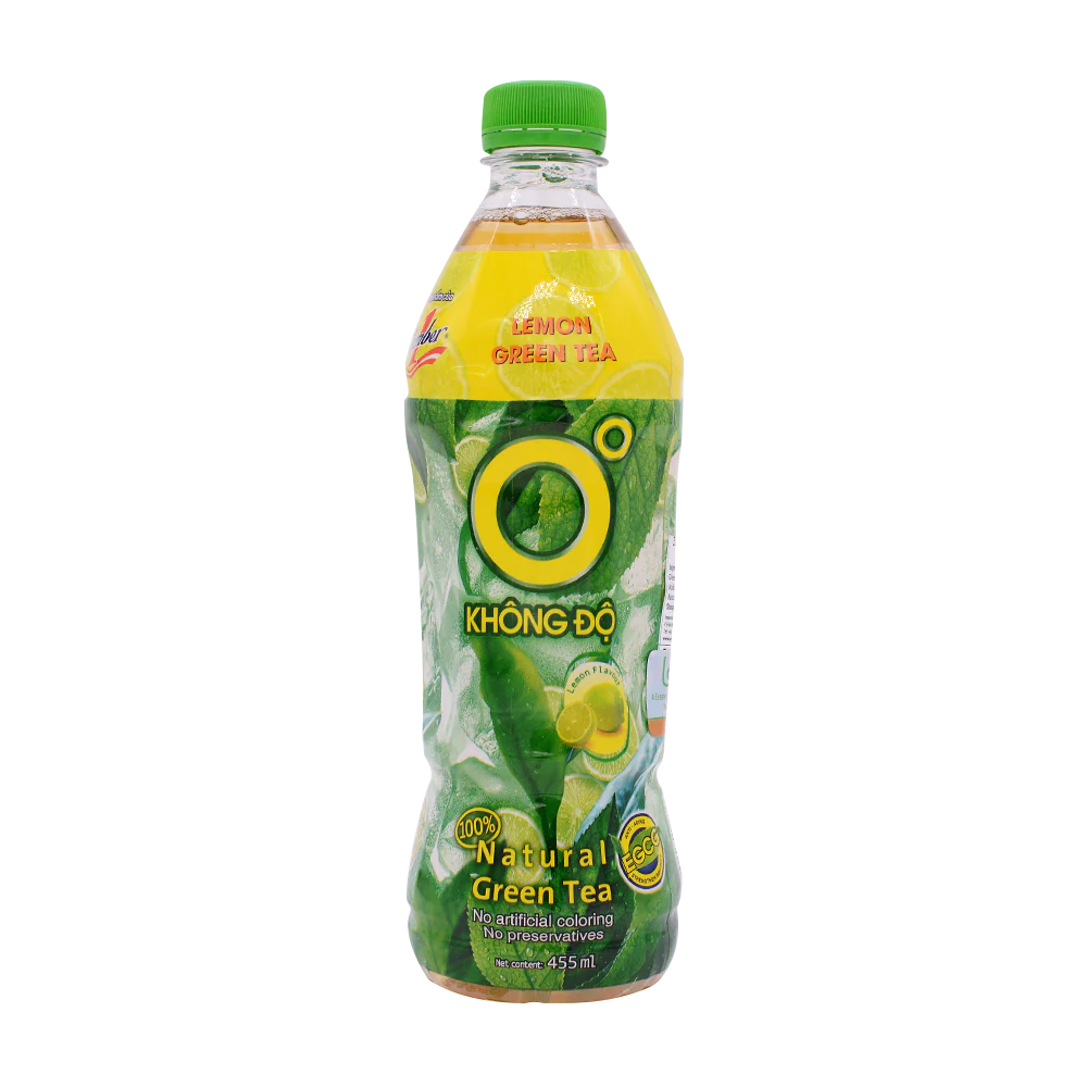 Zero Degree Green Tea Lemon 455ml (Case 24)